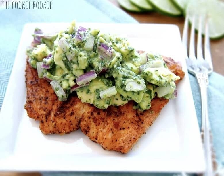 Recipe: Grilled Salmon with Avocado Salsa