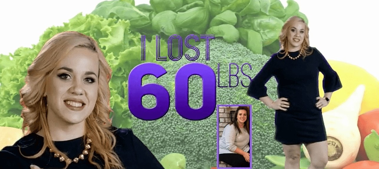 60lb Weight Loss Before and After Woman