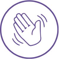 Good Luck | Hand Waving Image