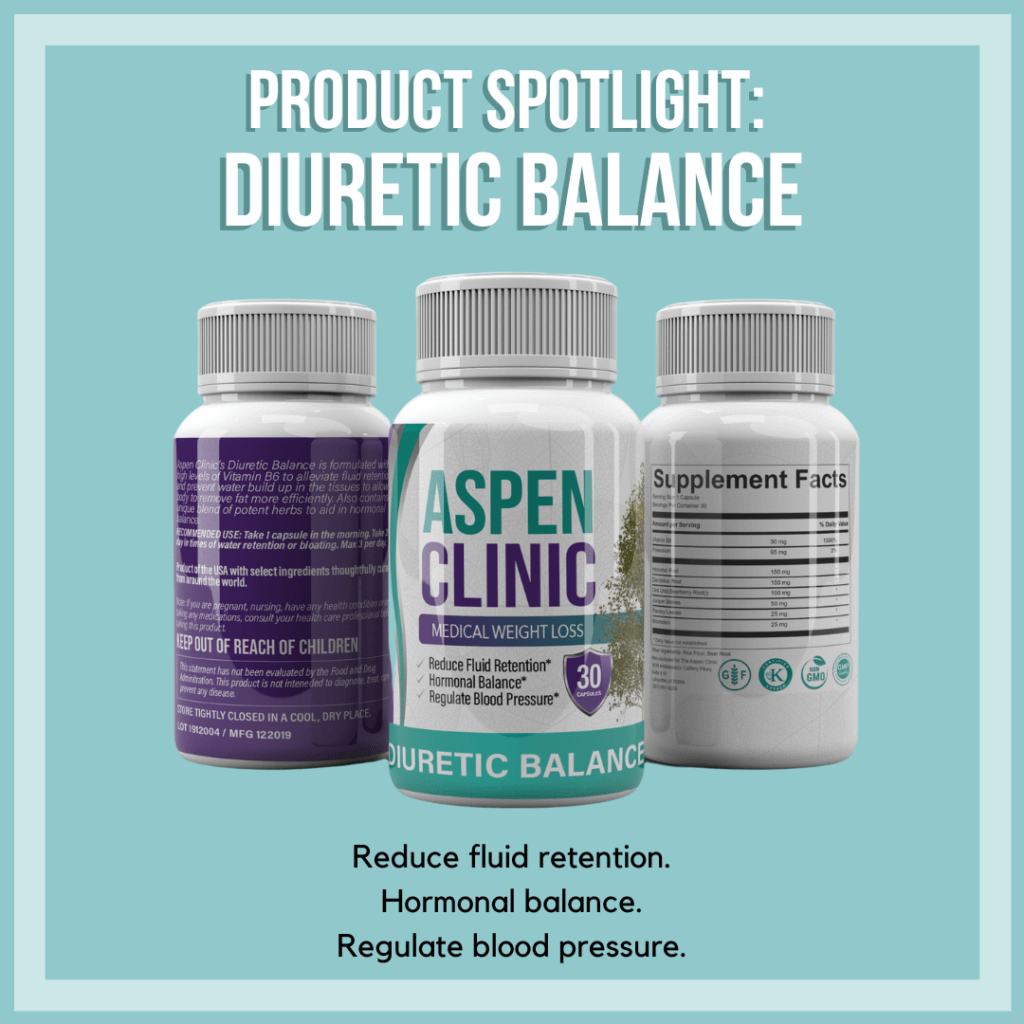 diuretic balance product of the month at aspen clinic
