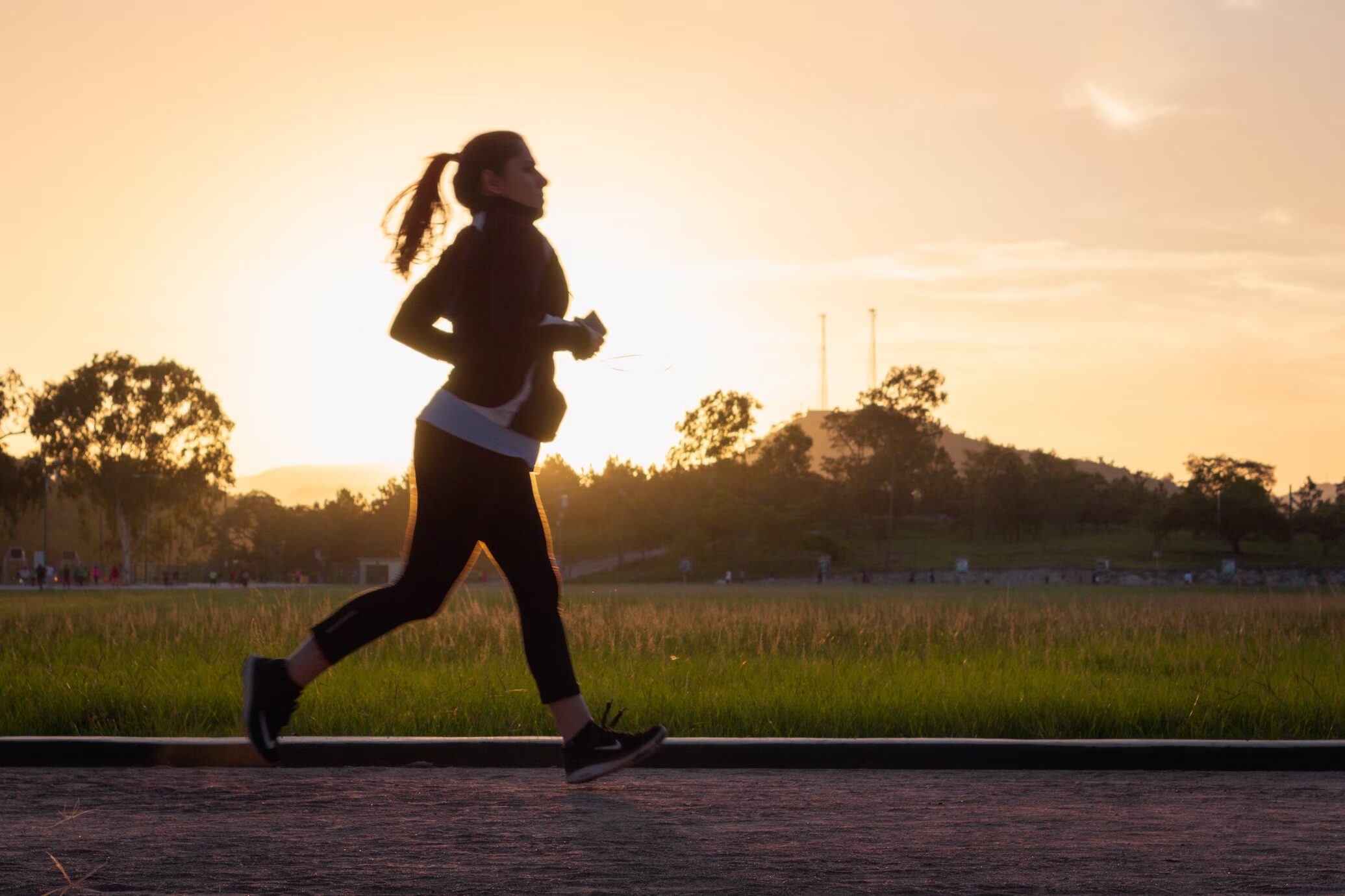 Person running